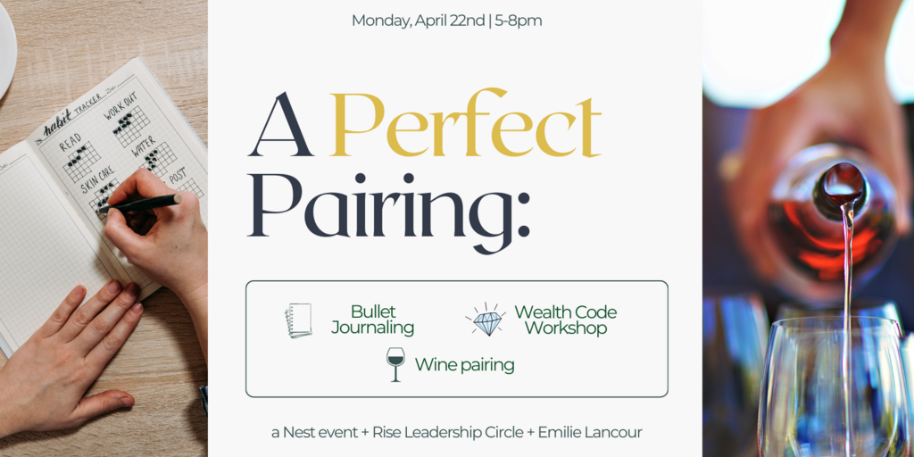 Bullet Journaling and Wealth Code Workshop Banner