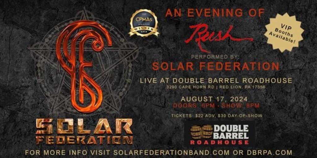 SOLAR FEDERATION-A Tribute to Rush  Banner