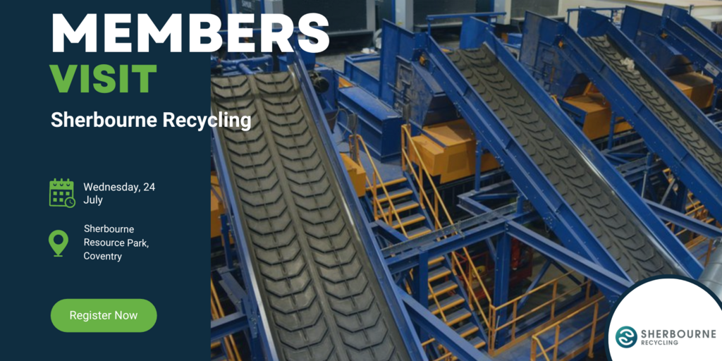 RECOUP Members site visit to Sherbourne Recycling 24 July Banner