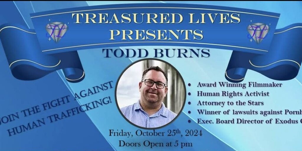 Treasured Lives Presents:  Todd Burns Banner