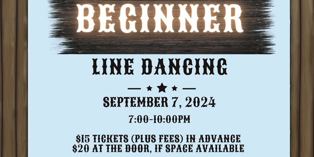 Country Line Dancing for Adult Beginners Banner