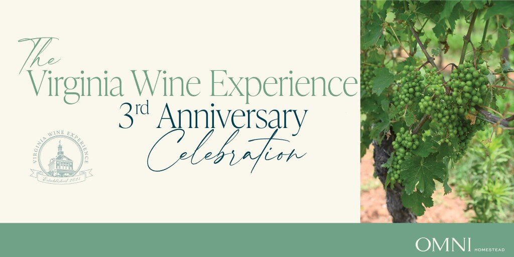 3rd Anniversary Celebration of the Virginia Wine Experience Banner