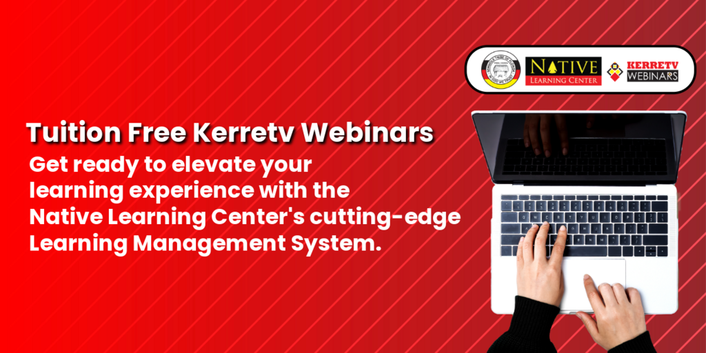 Register for the Kerretv Webinars Learning Management System Banner