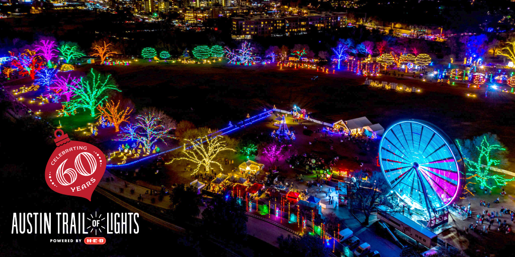 2024 Austin Trail of Lights: Wednesday, December 18, 2024 Banner