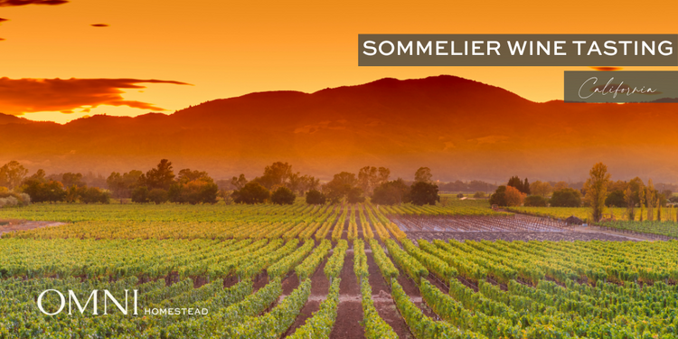 The Homestead Sommelier Wine Tasting | California Wines
