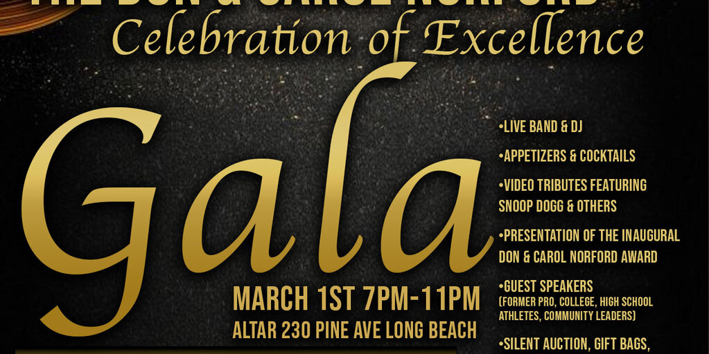 The Don & Carol Norford Celebration of Excellence  Banner