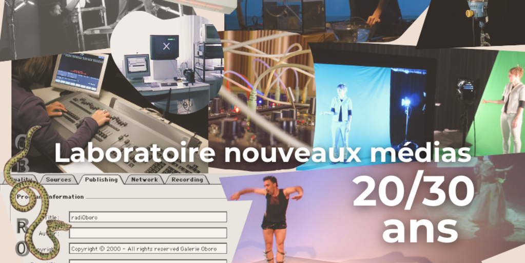 20/30 ans du Laboratoire nouveaux médias Banner