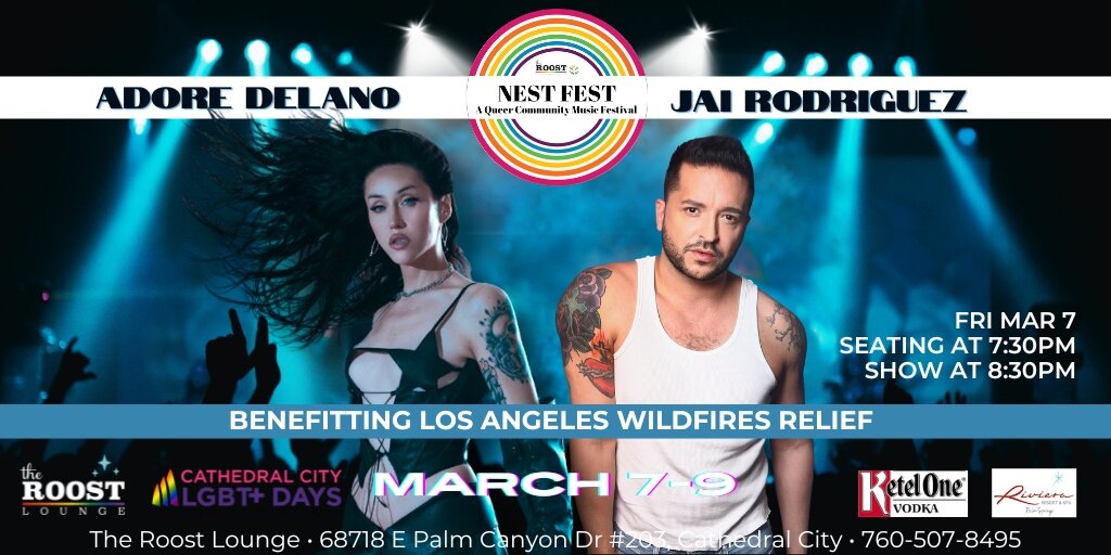 NEST FEST FRI (Adore & Jai) Banner