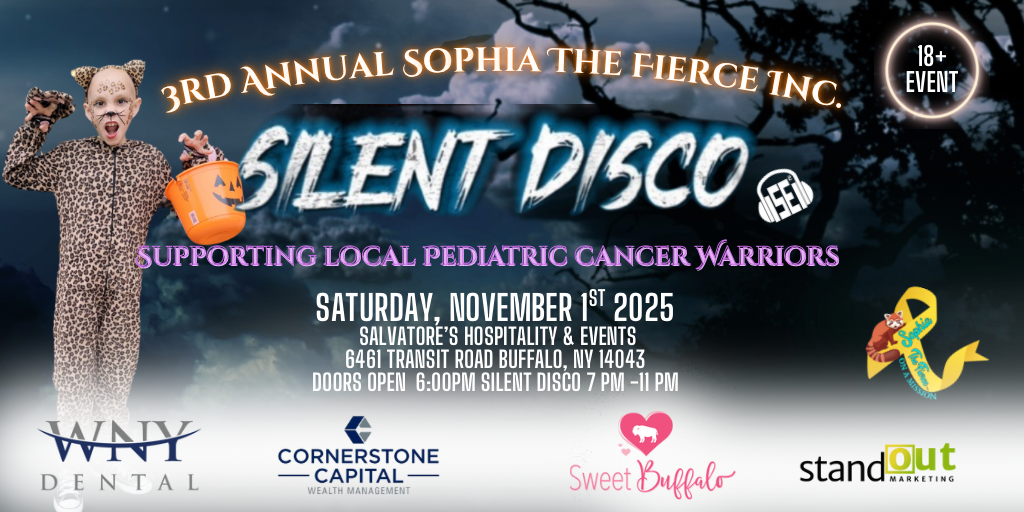 Sophia the Fierce Silent Disco 2025 Banner