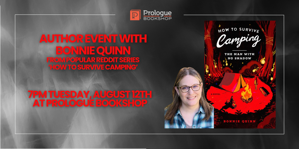Author Event with Bonnie Quinn from How to Survive Camping Banner