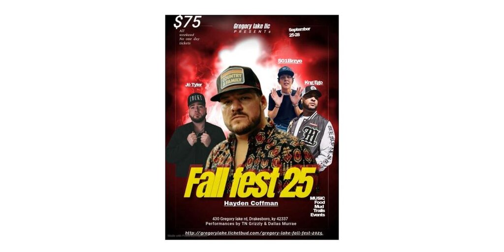 Gregory Lake Fall Fest 2025 Banner