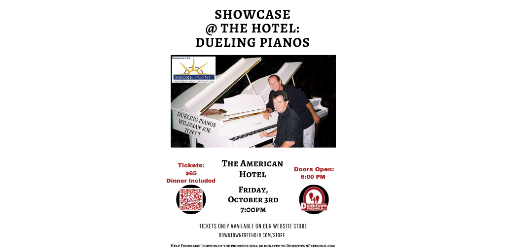 Showcase @ The Hotel: Dueling Pianos Banner