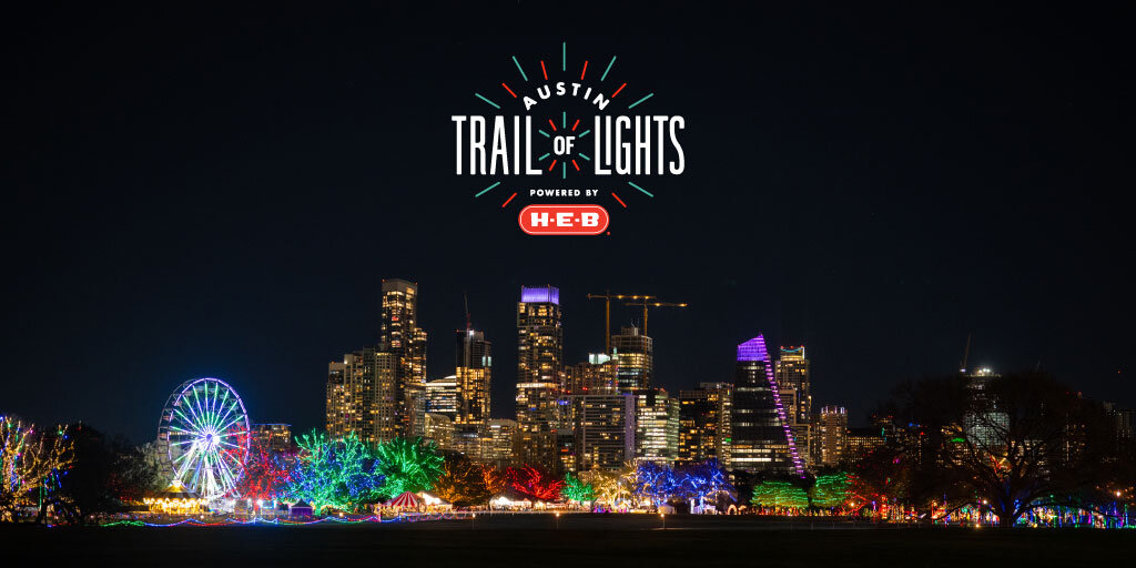 2025 Austin Trail of Lights: Saturday, December 13, 2025 Banner