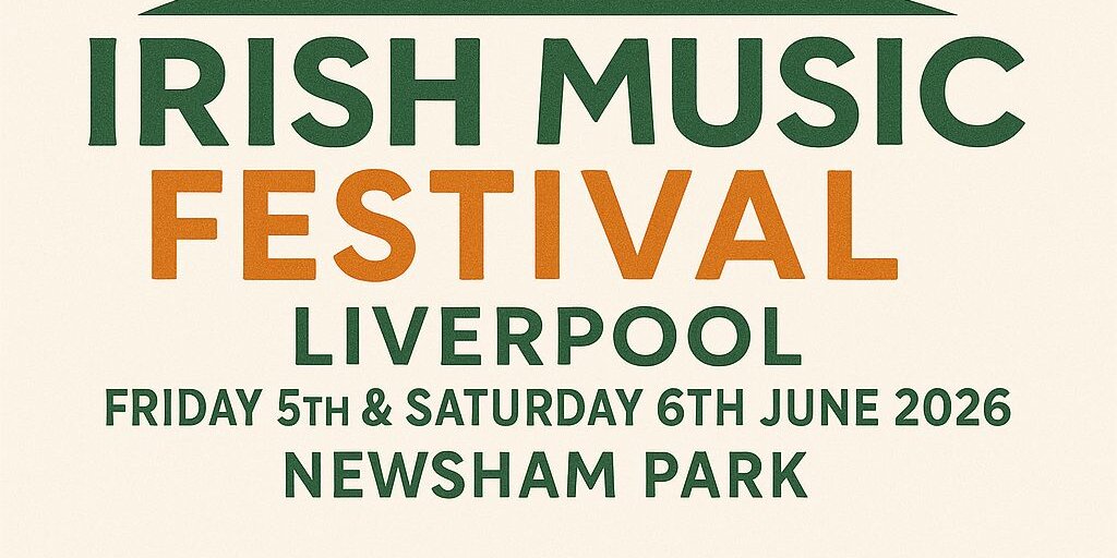 Shuttlebus Return from Liverpool City Centre to the Irish Music Festival Banner