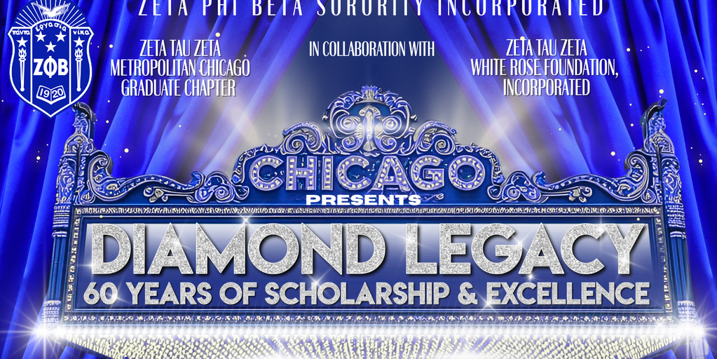 Zeta Tau Zeta Chapter 60th Anniversary Gala Banner