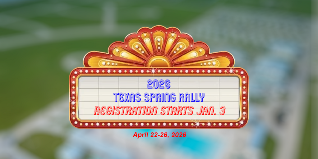 2026 Grand Design Texas Spring Rally Banner