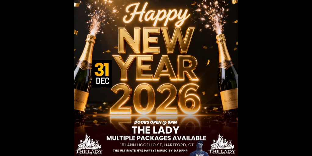 New Years Eve At The Lady 2026 Banner