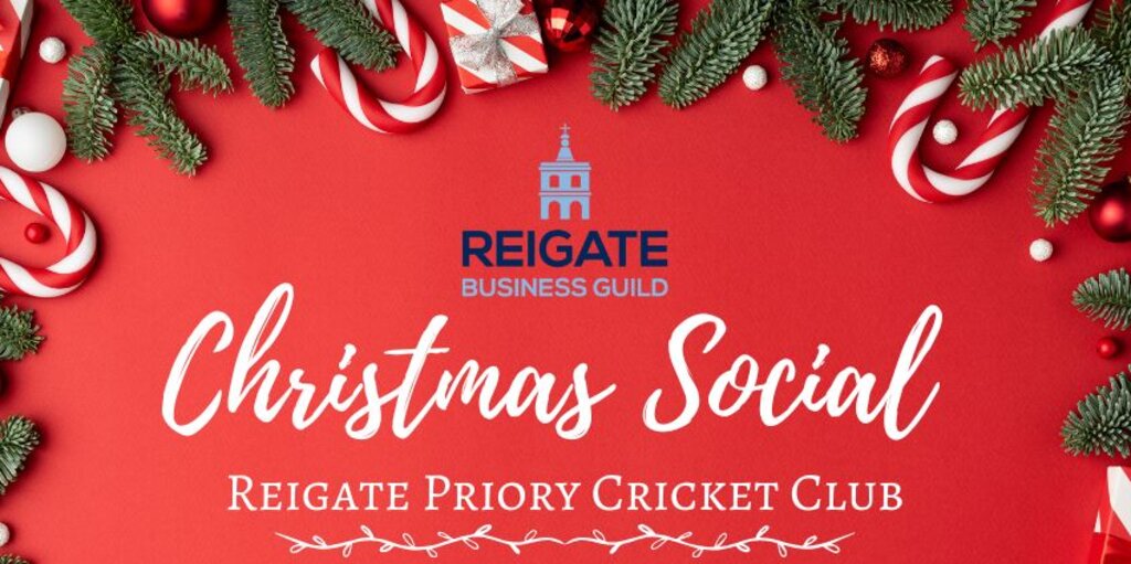 December 2026 Members Christmas Social @ Reigate Priory Cricket Club Banner