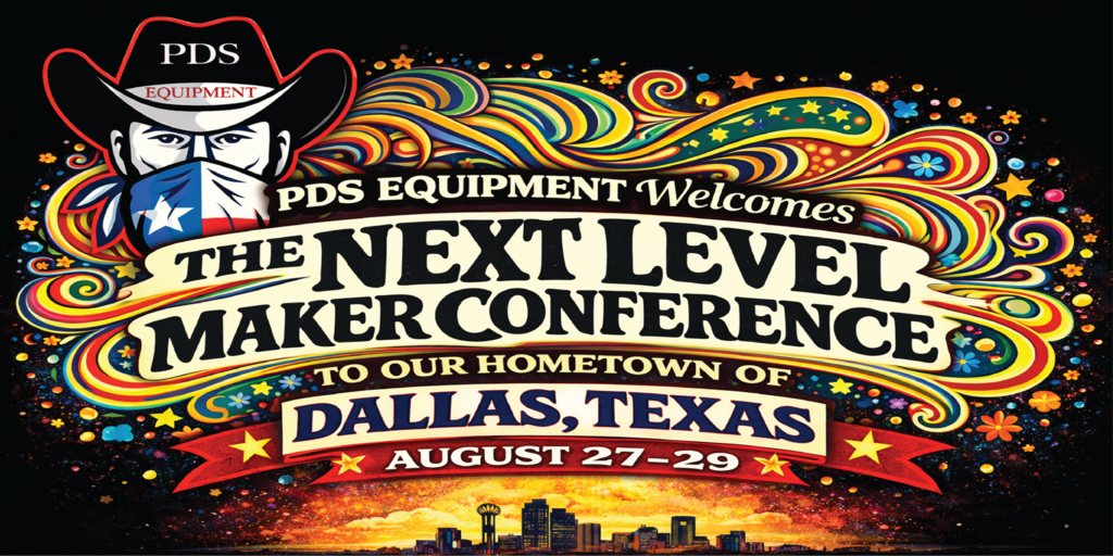 Next Level Maker Conference PDS Mimaki UV DEMO!  Banner