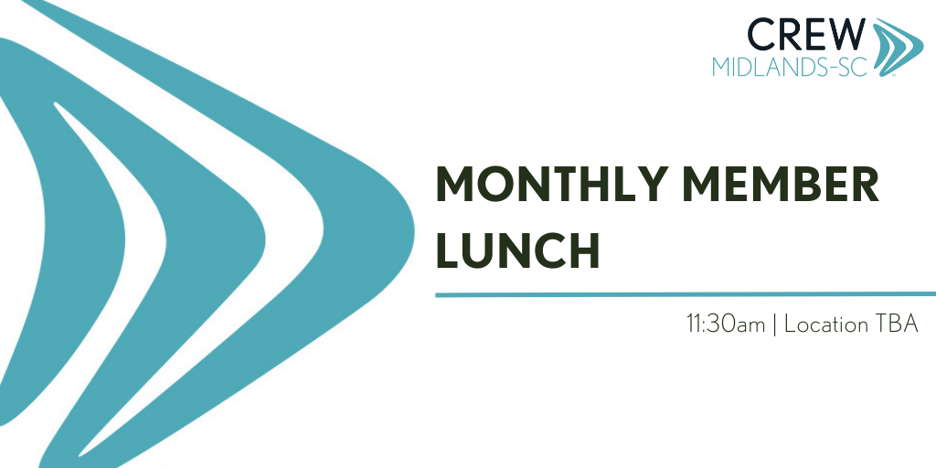 CREW Monthly Member Lunch Banner