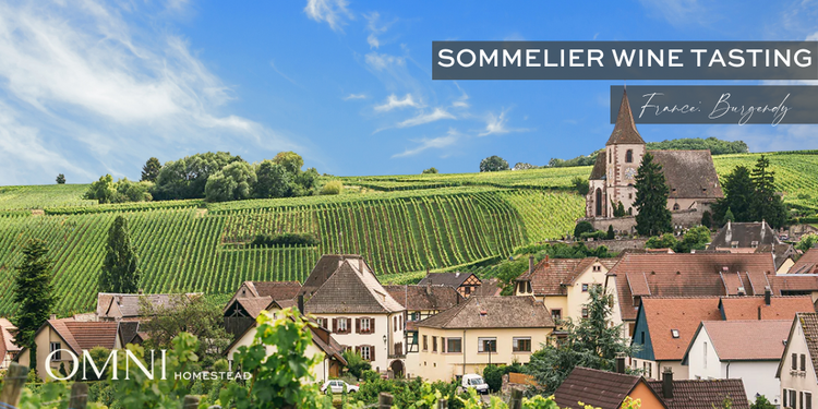 The Homestead Sommelier Wine Tasting | France:Burgundy