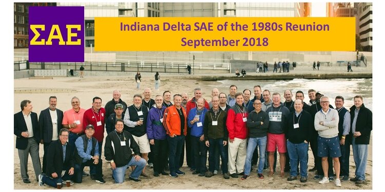 DePauw SAE of the 80's (& late 70's) Reunion