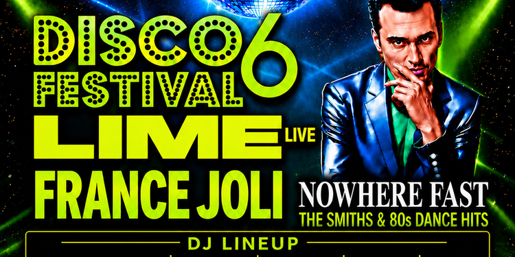  6TH ANNUAL DISCO FESTIVAL LIME & FRANCE JOLI SAT AUG 29 QCS 