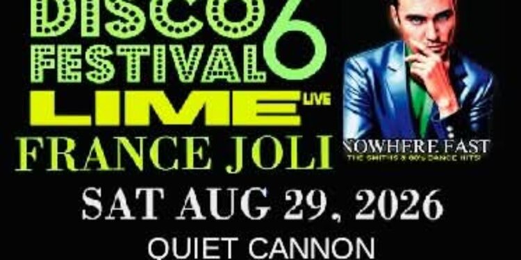  6TH ANNUAL DISCO FESTIVAL LIME & FRANCE JOLI SAT AUG 29 QCS 