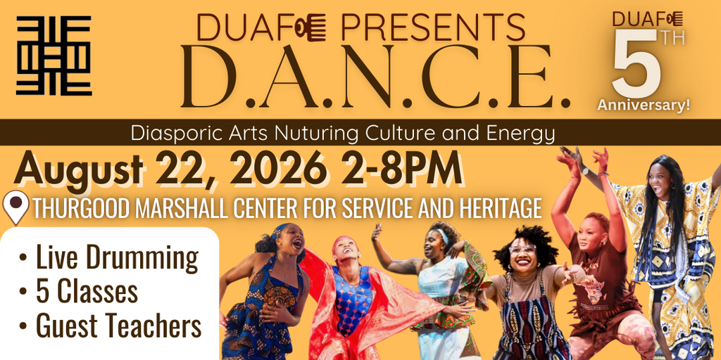 D.A.N.C.E. Duafe 5 Year Anniversary Banner