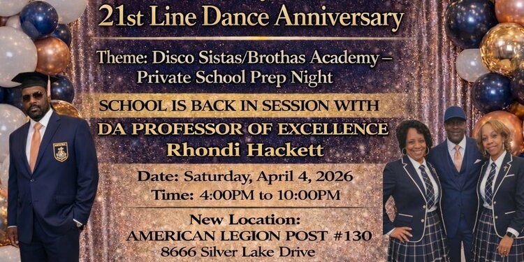Disco Sistas/Brothas 21st Line Dance Anniversary