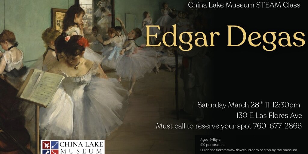 Dance into Degas' Word  Banner