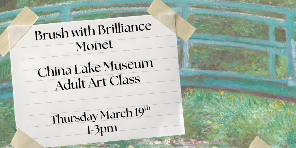 Brush with Brilliance: Capture Monet's Magic Adult Art Class  Banner