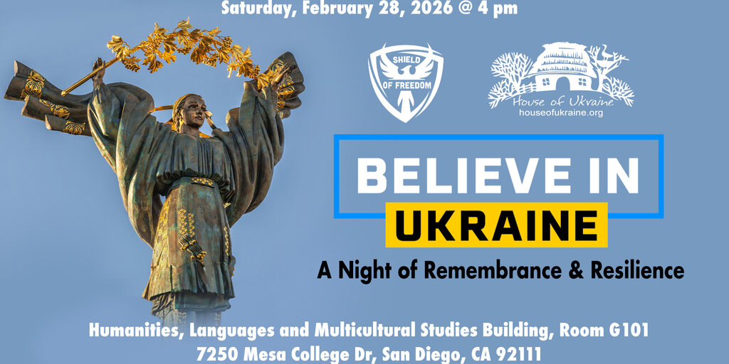 Believe in Ukraine 2026 Banner