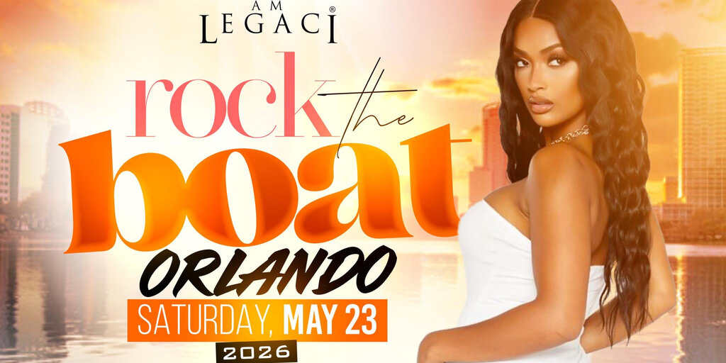 Rock The Boat Orlando All White Boat Ride Memorial Day Weekend 2026 Banner