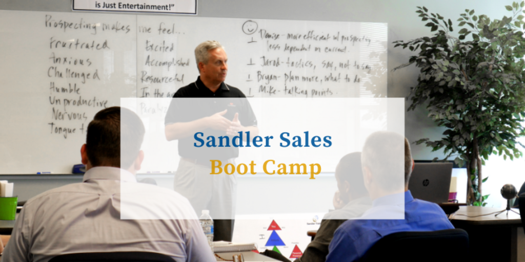 Sandler Sales Boot Camp - June 2026 Banner
