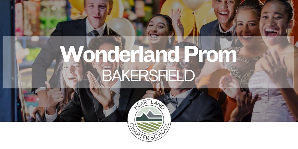 Wonderland Prom- Heartland Charter School Banner