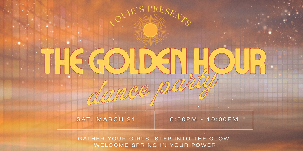 The Golden Hour Dance Party  Banner