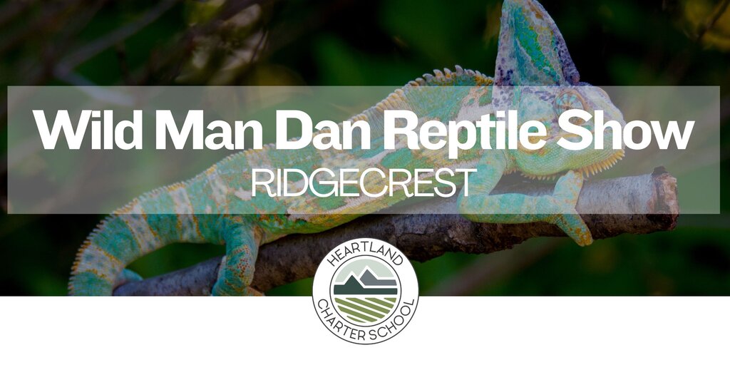 Wild Man Dan Reptile Show- Heartland Charter School Banner