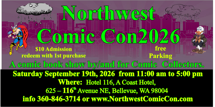 Northwest ComicCon 2026