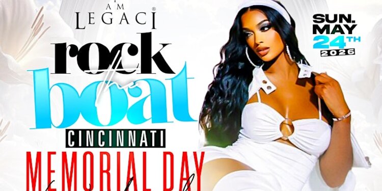 ROCK THE BOAT CINCINNATI ALL WHITE BOAT RIDE MEMORIAL DAY WEEKEND 2026