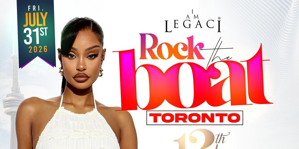 Rock The Boat: Toronto Carnival All White Yacht Party 2026 Banner