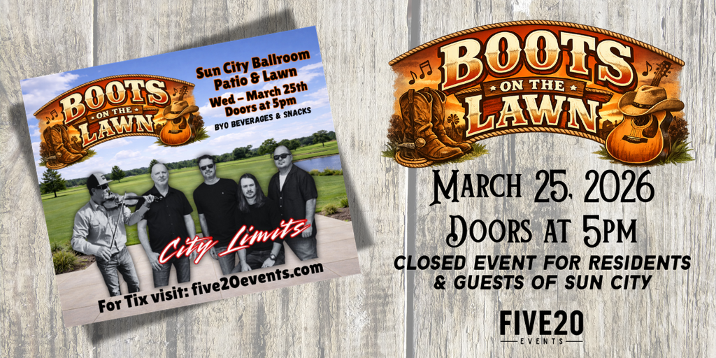 Boots on the Lawn - Sun City Banner