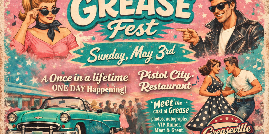 GREASE FEST-Grease Cast Tour Banner