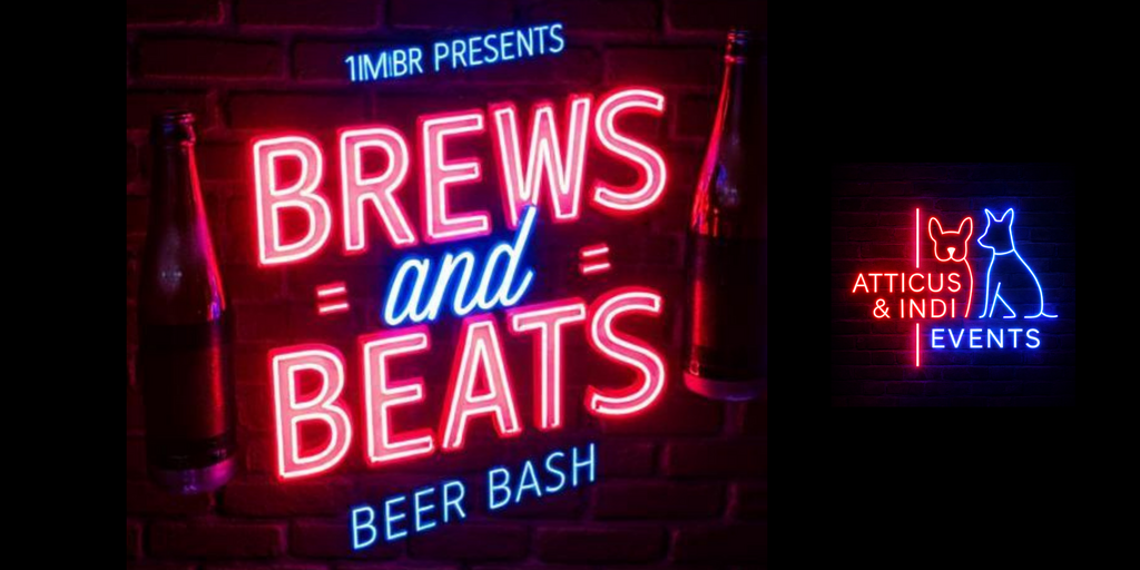 1MBR presents Brews and Beats Beer Bash Banner
