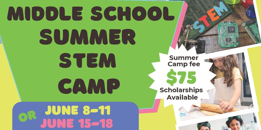 Ivy Tech Fort Wayne Middle School Summer Stem Camp Banner