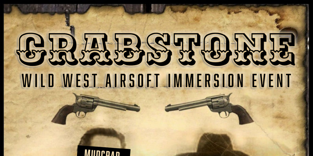 Crabstone: Wild West Airsoft Immersion Event Banner