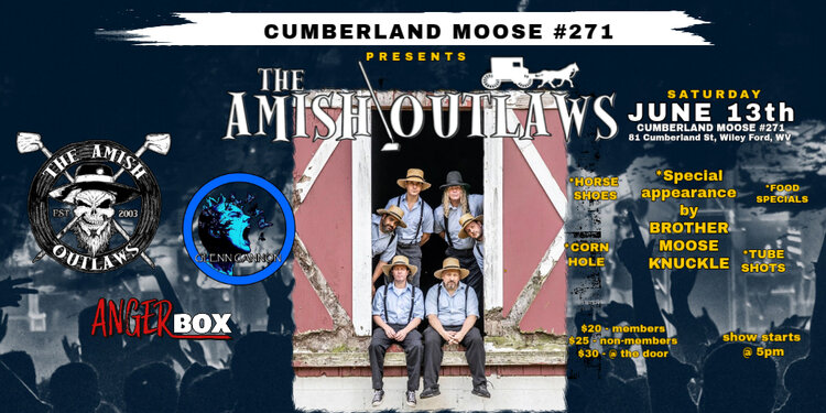 Amish Outlaws buggy down @ the Cumberland Moose #271