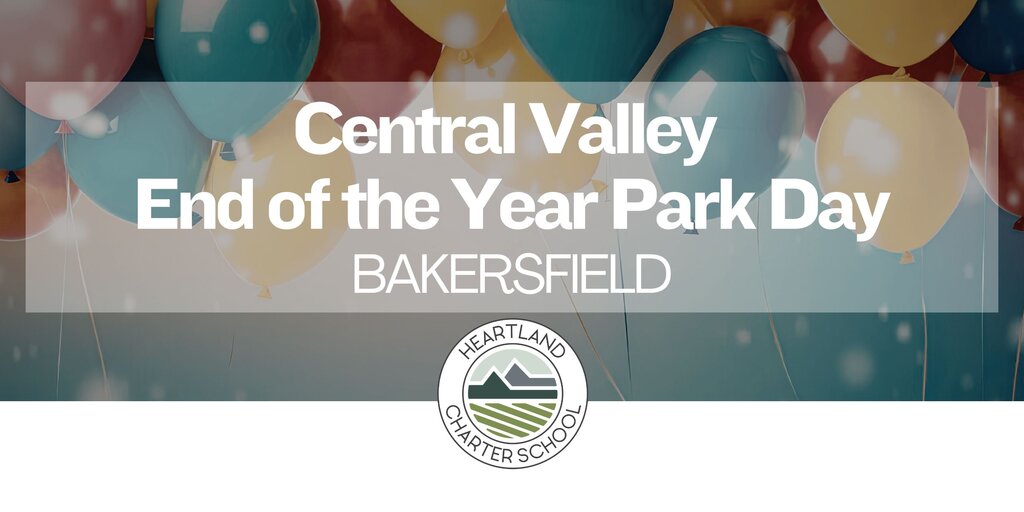 Central Valley End of the Year Park Day- Heartland Charter School Banner