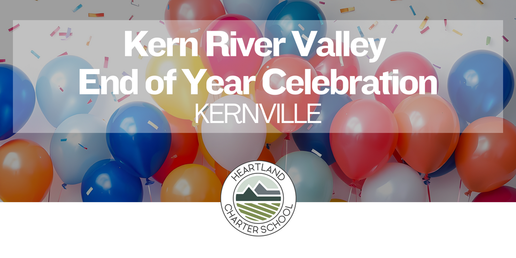 Kern River Valley End of Year Celebration- Heartland Charter School Banner