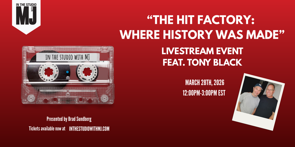 Live From The Hit Factory - LIVESTREAM Banner